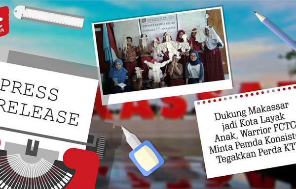 Dukung Makassar jadi Kota Layak Anak, Warrior FCTC Minta Pemda Konsisten Tegakkan Perda KTR